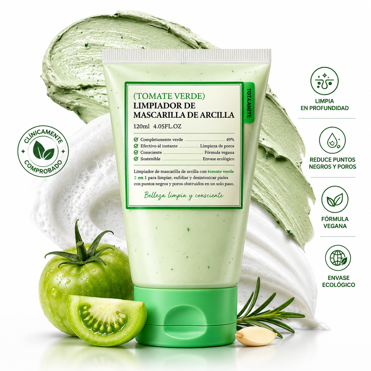 Limpiador de Poros con  Mascarilla de Arcilla