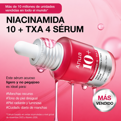 ANUA Sérum Corrector de Manchas Niacinamida 10% + Ácido Tranexámico 4%