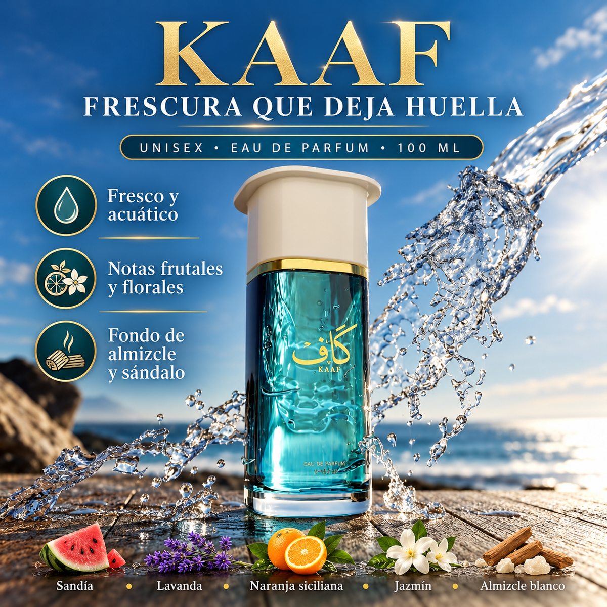 Perfume unisex Ahmed Al Maghribi Kaaf 100 ml