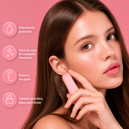 "Consigue una piel radiante y luminosa en segundos, sin maquillaje pesado ni rutinas complicadas."
