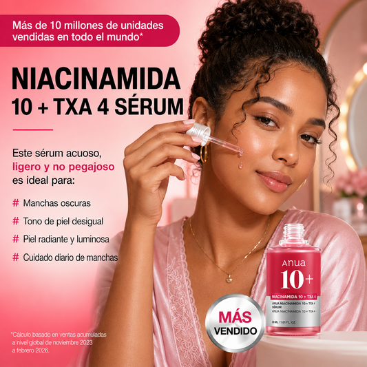 ANUA Sérum Corrector de Manchas Niacinamida 10% + Ácido Tranexámico 4%